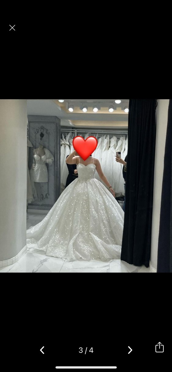 Straplez Prenses Gelinlik - Görsel 3