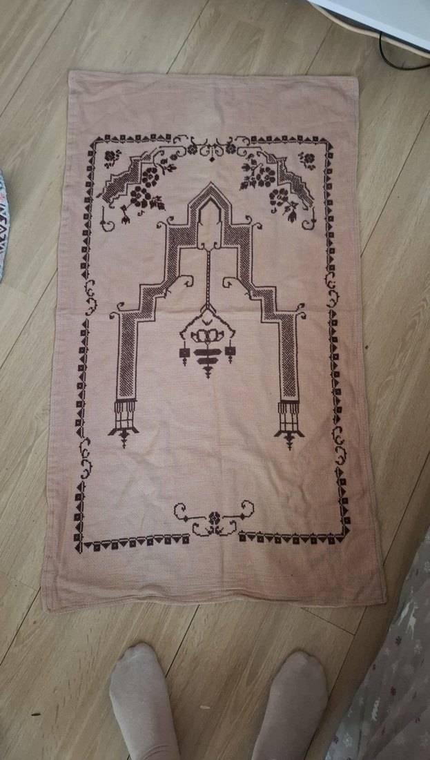 el işlemeli seccade - Görsel 4