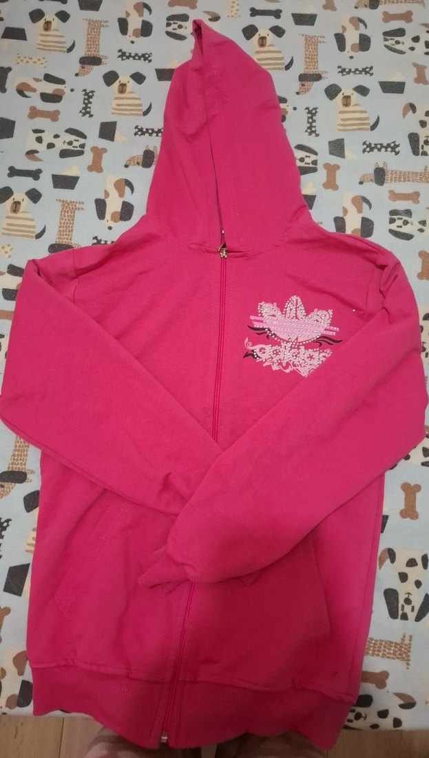 Pembe Kapüşonlu hırka - Görsel 3