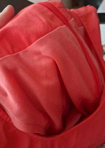 Pembe Drapeli Midi Abiye Elbise - Görsel 7