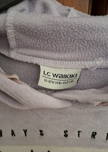 Mor Kapüşonlu çocuk Sweatshirt - Görsel 4