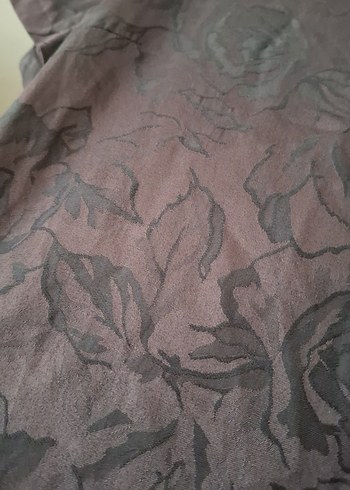 Gri Midi Drapeli Kadın Elbise - Görsel 4