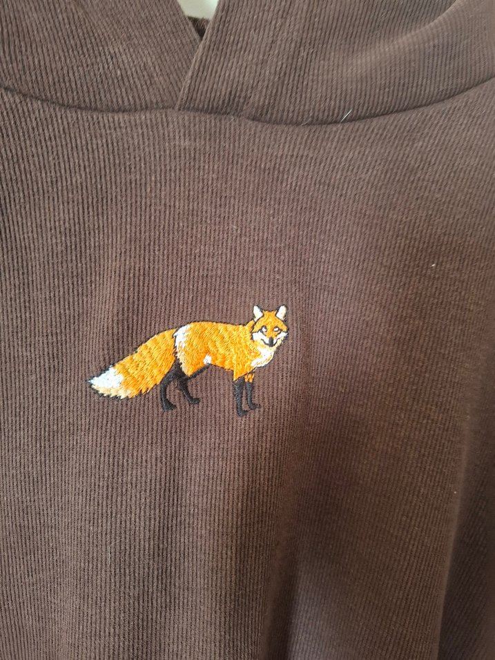 Kahverengi Kapüşonlu Kadın Sweatshirt - Görsel 3