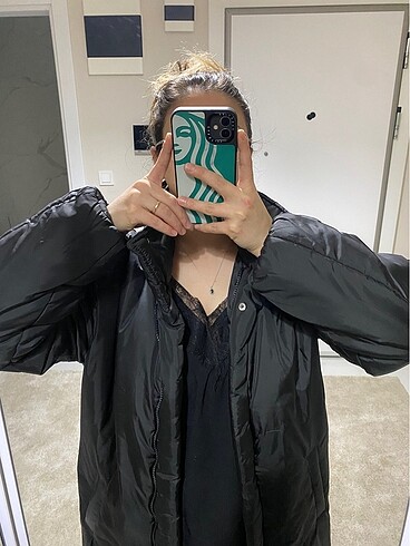 s Beden Oversize şişme mont