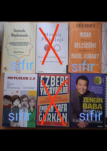 9adet Kitaplar Seti - Kişisel Gelişim + Her şey seninle başlar