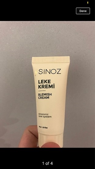 Sinoz Leke Kremi