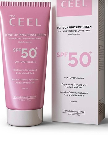 Ceel SPF 50+ Ton Eşitleyici Pembe Güneş Kremi