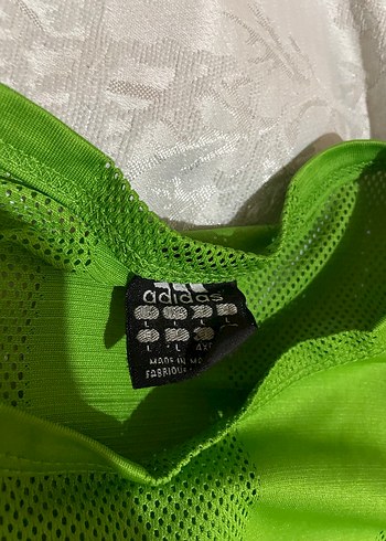 Erkek Yeşil Adidas Kolsuz Atlet - Görsel 2