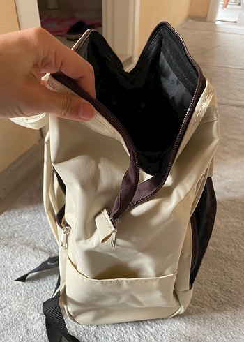 Beyaz Bebek Çantası, Sırt Çantası Modeli - Görsel 4