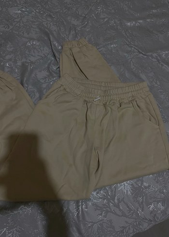 Bej Rahat Kesim Midi erkek  Eşofman - Görsel 2