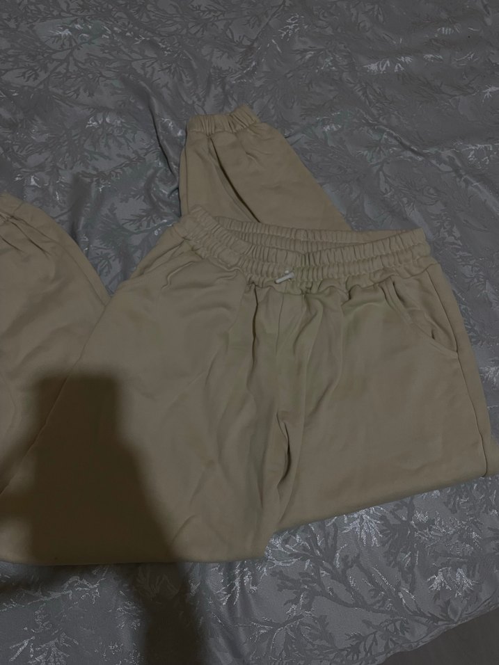 Bej Rahat Kesim Midi erkek  Eşofman - Görsel 2