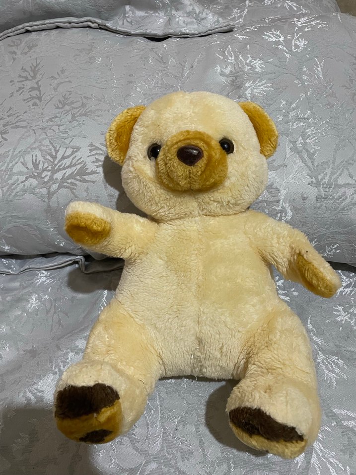 Bej Peluş Ayıcık Oyuncak - Görsel 2