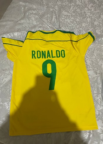 Sarı Kısa Kollu Nike Brasil Forma - Görsel 2