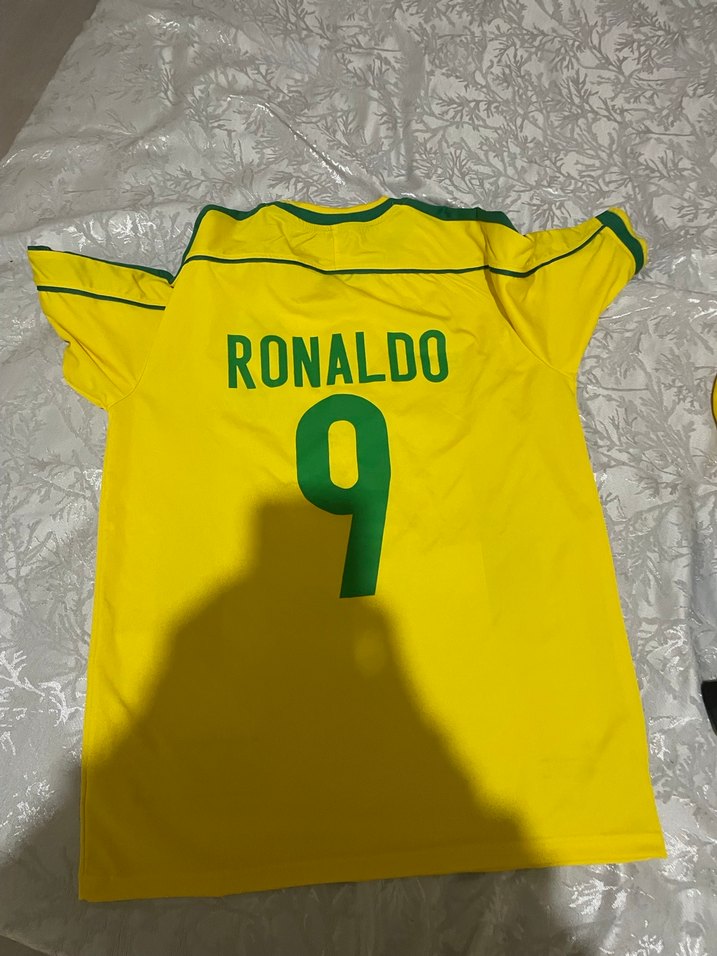 Sarı Kısa Kollu Nike Brasil Forma - Görsel 2