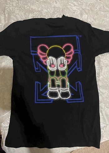 Siyah Pamuklu Baskılı Tişört - Görsel 2