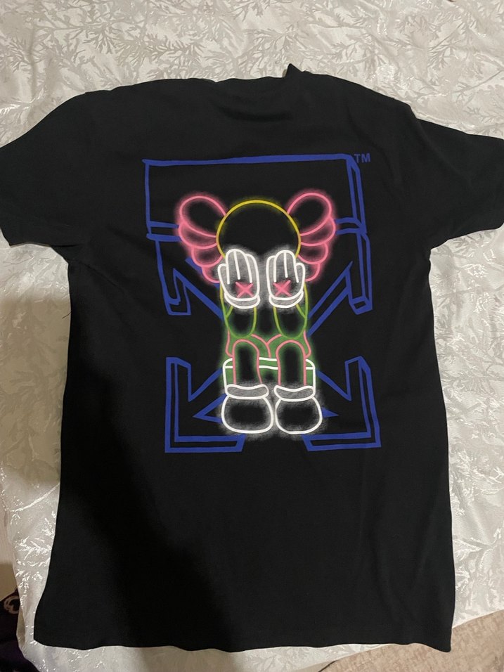 Siyah Pamuklu Baskılı Tişört - Görsel 2