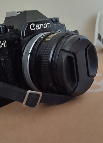 Beden Canon AE-1 Siyah Body, 50mm.