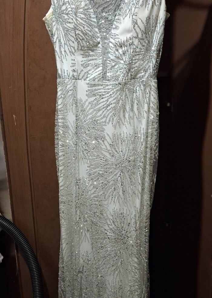 Şık abiye elbise 40 beden balık elbise  - Görsel 2