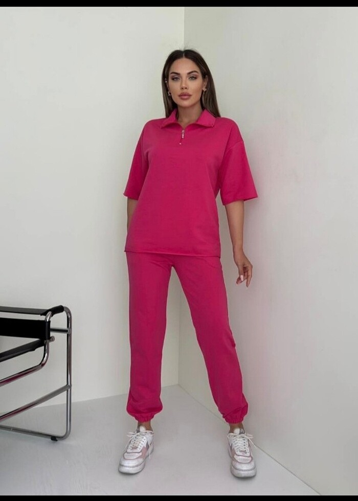 Yazlık Eşofman takımı bedenleri mevcuttur beli lastikli  - Görsel 2