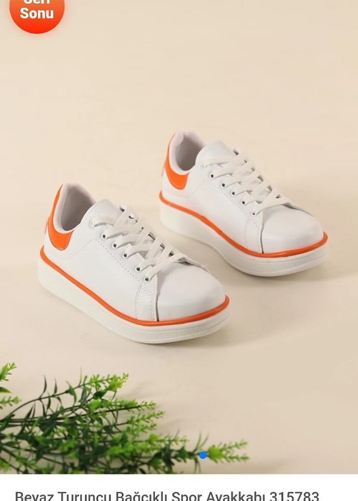 Kadın bağcıklı spor ayakkabı 38 no - Görsel 2