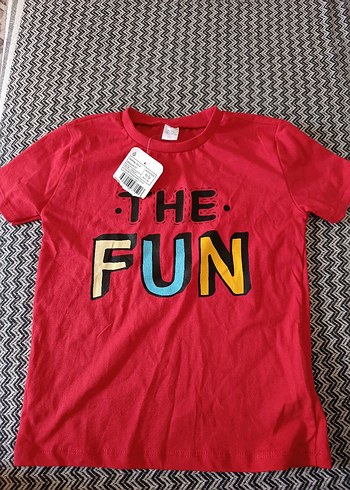 Erkek Çocuk Kırmızı Bisiklet Yaka Tişört 4.5 yaş uyumlu - Görsel 3