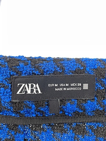 m Beden mavi Renk Zara Mini Etek %70 İndirimli.