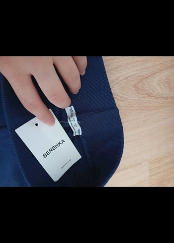 Bershka lacivert tayt - Görsel 3