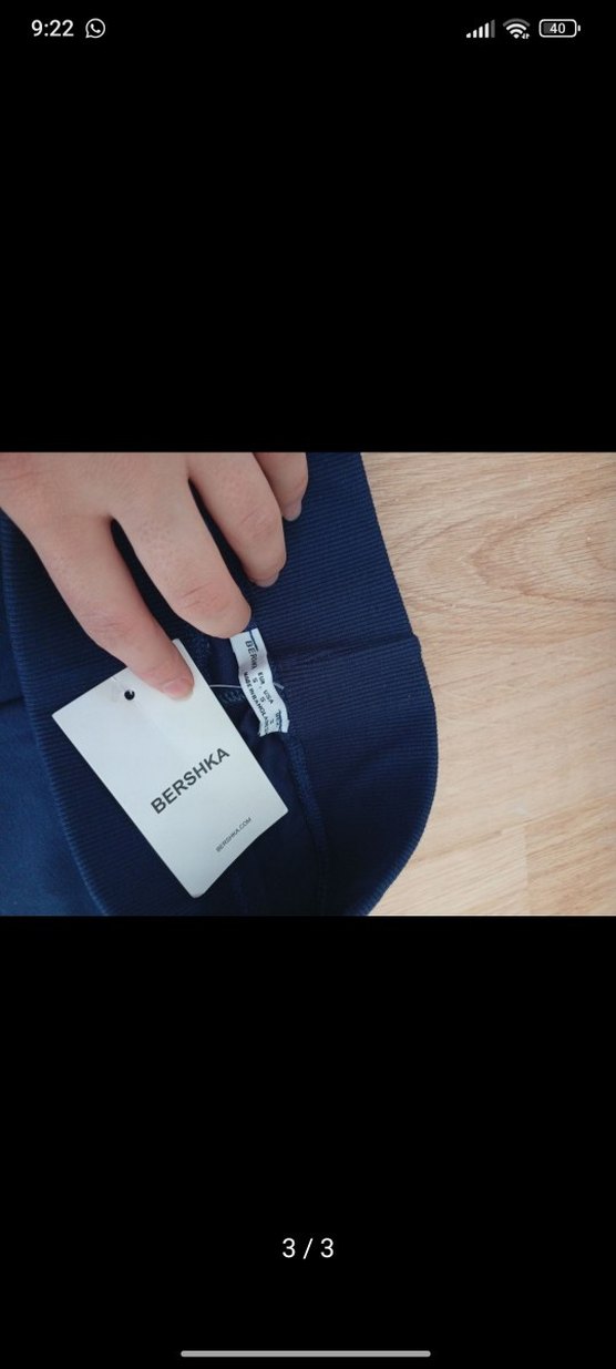 Bershka lacivert tayt - Görsel 3