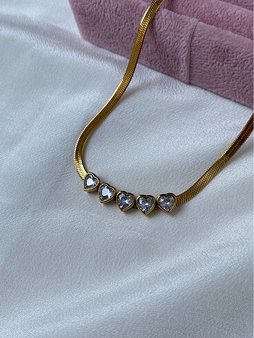 Accessorize Çelik Kalp Kolye