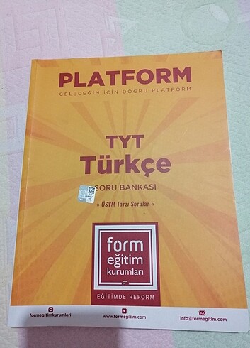 TYT Türkçe Soru Bankası | Form Eğitim Kurumları Yayınları
