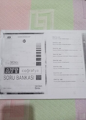 TYT Coğrafya Soru Bankası | Üç Dört Beş Yayınları