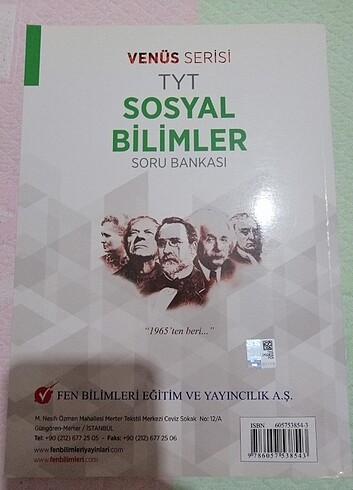 TYT Sosyal Bilimler Soru Bankası | Fen Bilimleri Yayınları