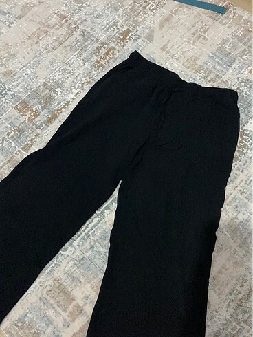 m Beden siyah Renk stradivarius keten pantolon