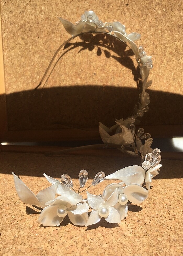 Gelin tacı saç aksesuarı - Görsel 2