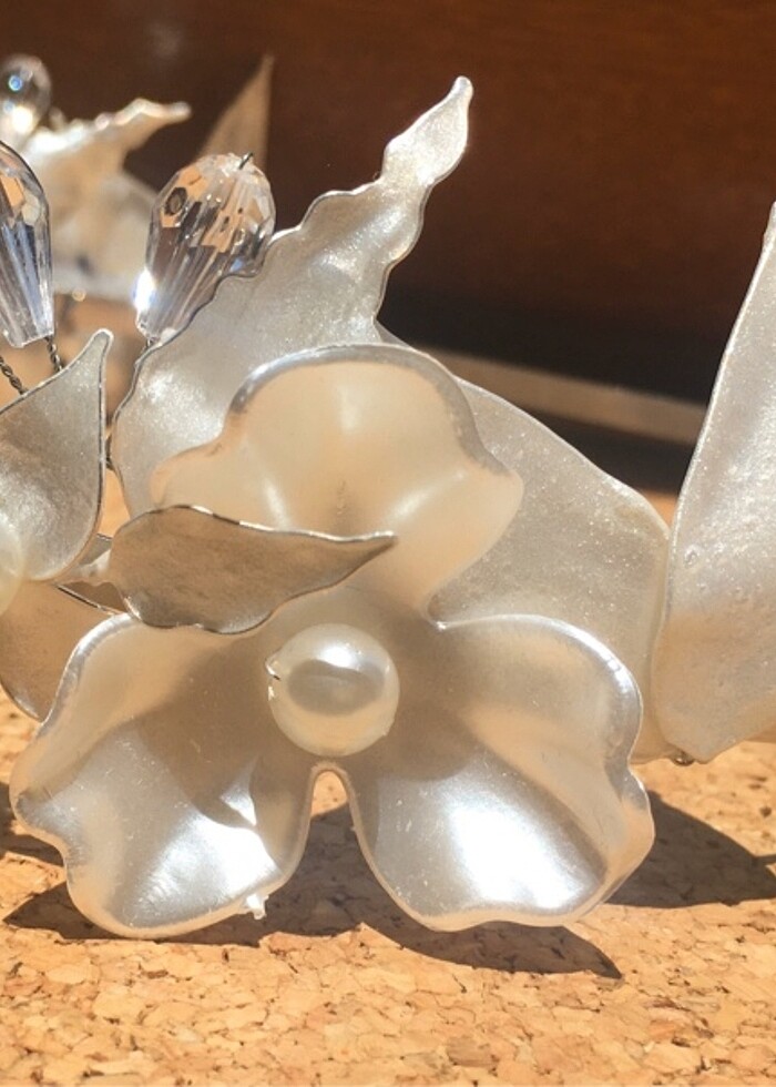 Gelin tacı saç aksesuarı - Görsel 4