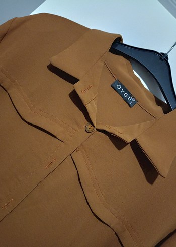 xl Beden Taba Rengi Kemerli Tunik