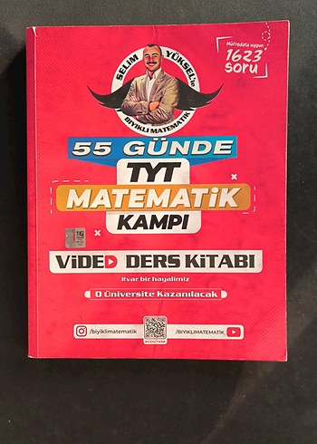 Bıyıklı Matematik 55 Günde TYT Matematik Kampı Video Ders Kitabı