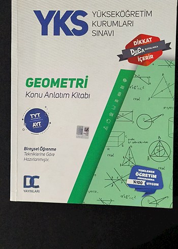 DC yayınları Geometri Soru bankası ve Komu Anlatım Kitabı