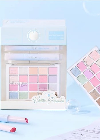 Pastel Tonlarında Çok Renkli Far Paleti