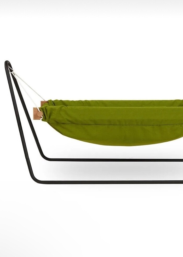 Svava Ahşap Bebek Hamak Beşik (Yeşil) - Görsel 4