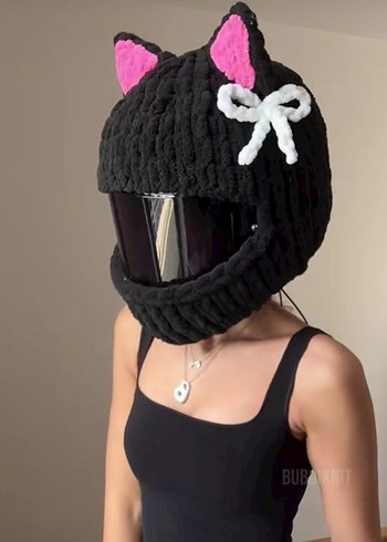 peluş kask kılıfı - Görsel 7