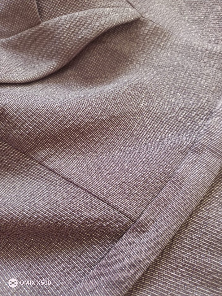 Bej Parlak Mini Abiye Elbise - Görsel 5