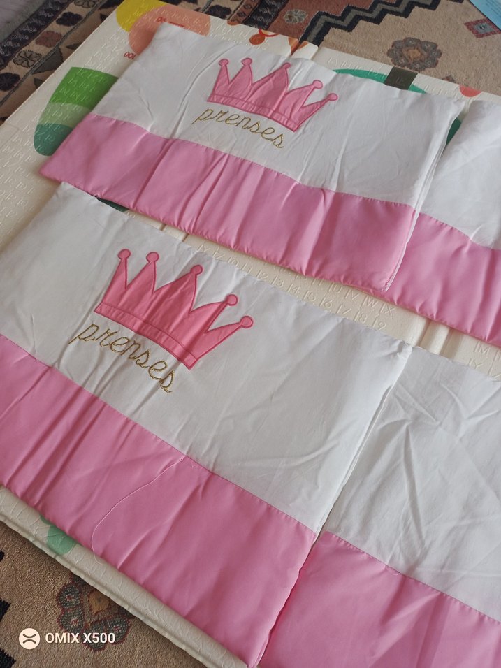 Pembe Baskılı Çocuk Uyku Seti - Görsel 2