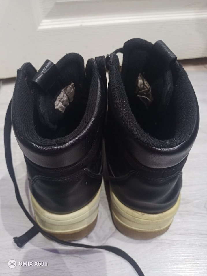 unisex Siyah Bağcıklı Sokak Stili Spor Ayakkabı - Görsel 3