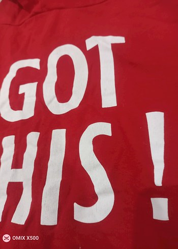 Kırmızı Kapüşonlu Fermuarlı Mini Sweatshirt - Görsel 6