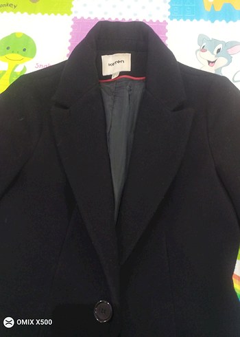 KoTon Siyah Uzun Kaban - Görsel 3