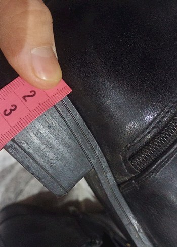 Siyah Tokalı Kadın Topuklu Bot - Görsel 7