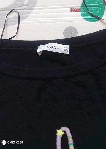 siyah kalın triko zara bluz kazak - Görsel 2