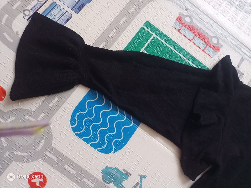 siyah kalın triko zara bluz kazak - Görsel 3