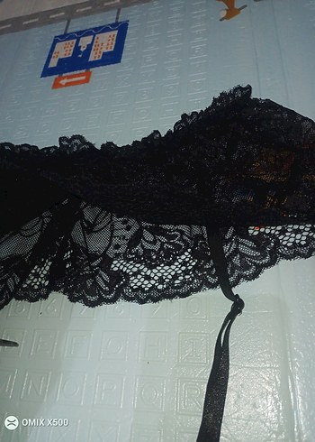 Siyah Dantel Askılı Gotik Büstiyer - Görsel 4